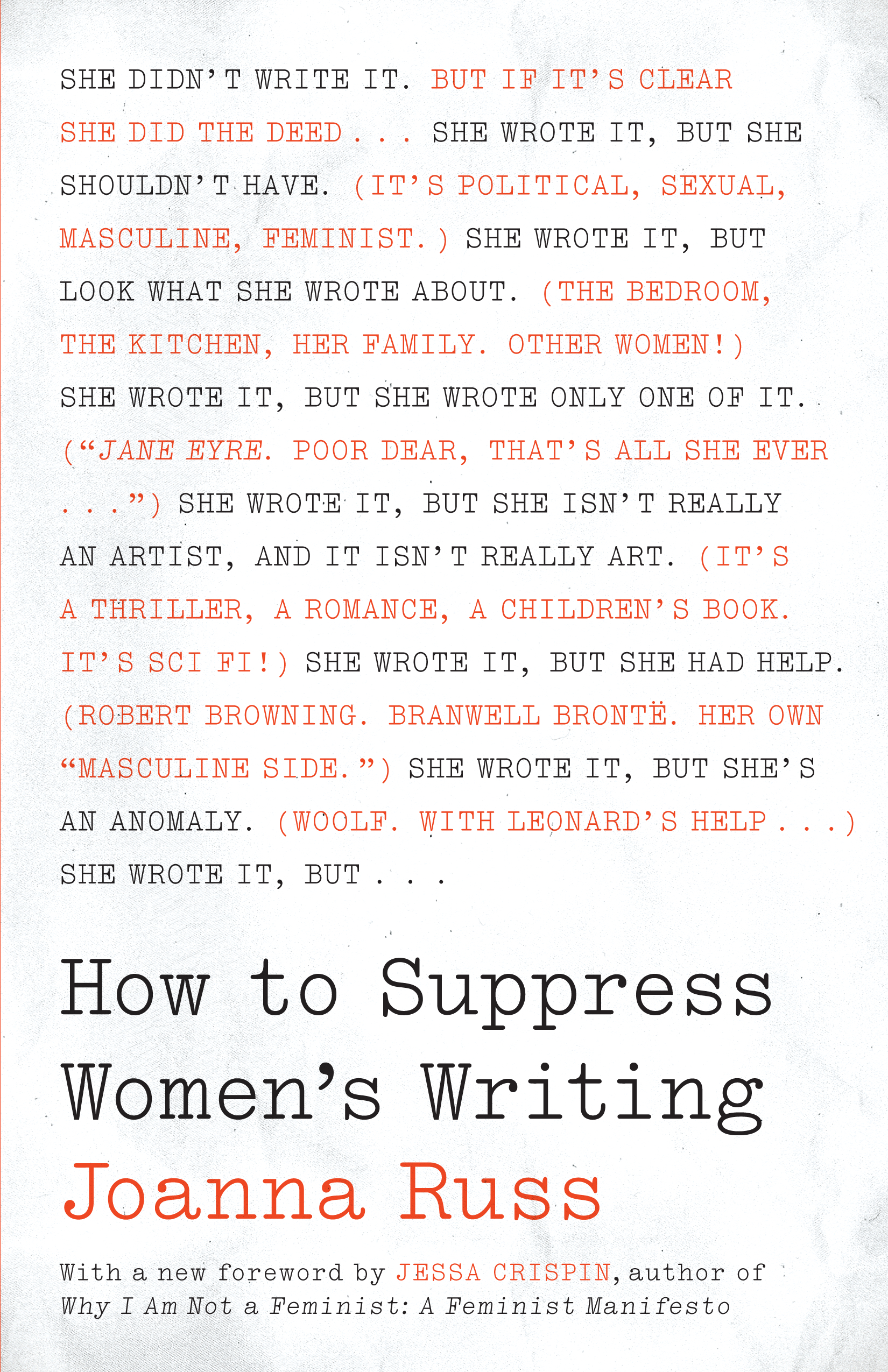 How to Suppress Women’s Writing