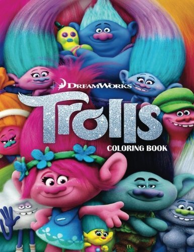 Trolls Coloring Book: Coloring Book for Kids and Adults - 40 ...
