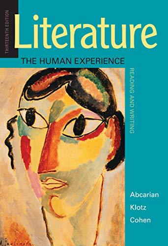 Literature: The Human Experience; Reading and Writing