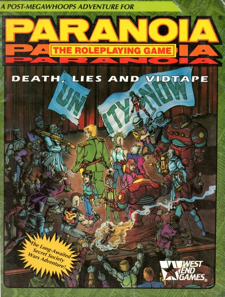 Death, Lies, Vidtape (Paranoia RPG) by Allen Varney | Goodreads