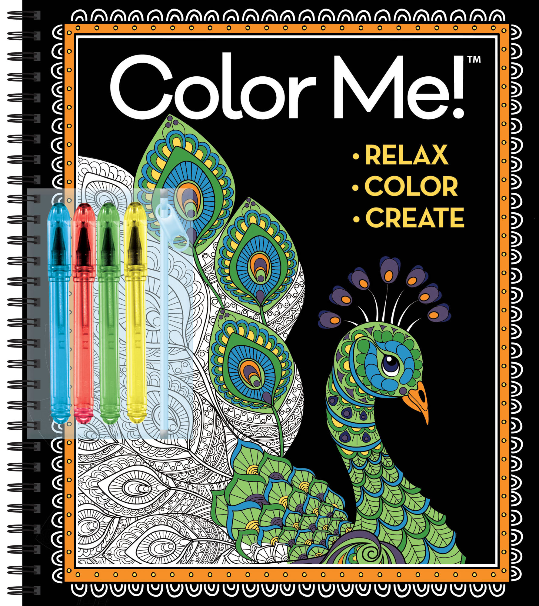 Color Me! Coloring Book with Gel Pens by Publications International ...