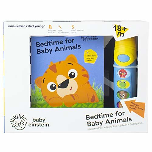 Baby Einstein - Bedtime for Baby Animals Pop-up Book & Flashlight set - Play-a-sound - PI Kids book cover
