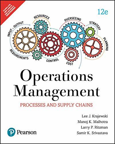Pearson Education Operations Management : Processes And Supply Chain ...