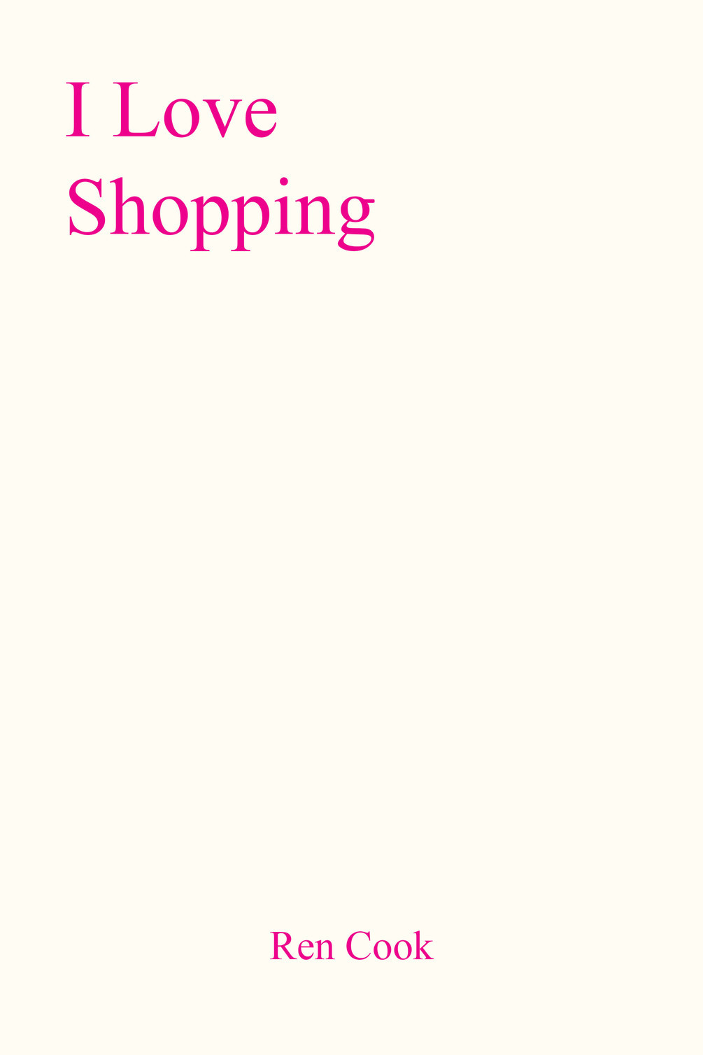 I Love Shopping