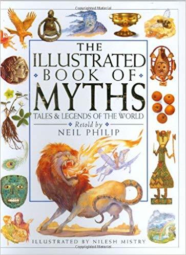 The Illustrated Book of Myths book cover