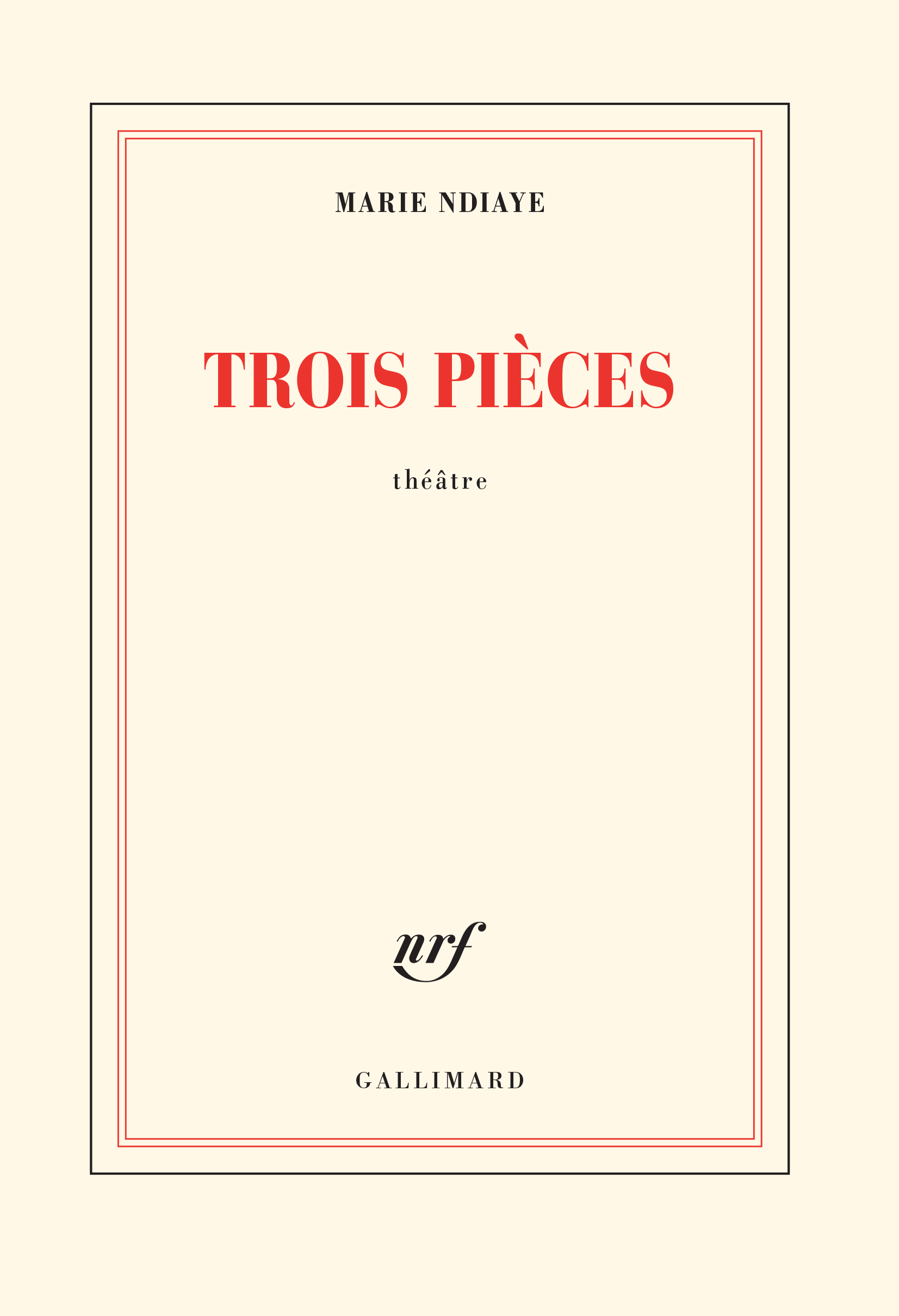 Trois pièces book cover