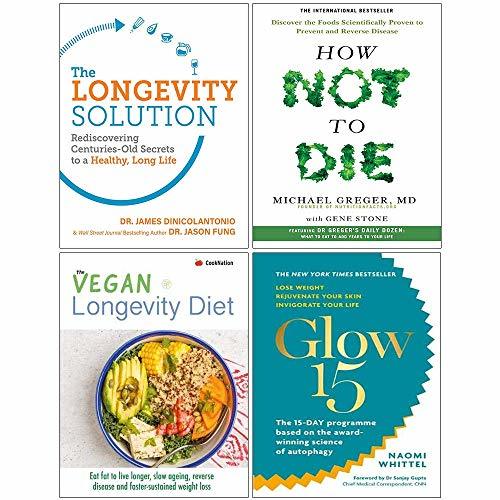 Longevity Solution, How Not To Die, Vegan Longevity Diet, Glow15