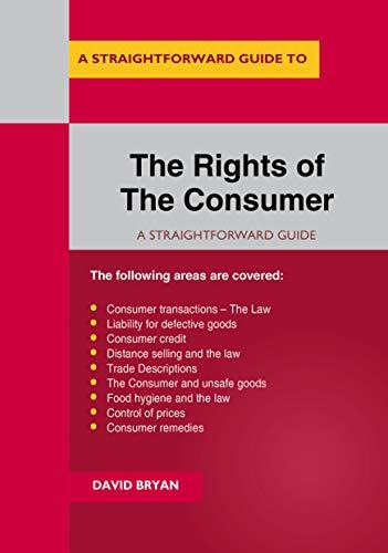 Reading Consumer Rights Book The Rights of the Consumer: Revised Edition by David Bryan | Goodreads