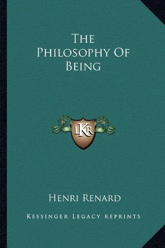 The Philosophy Of Being