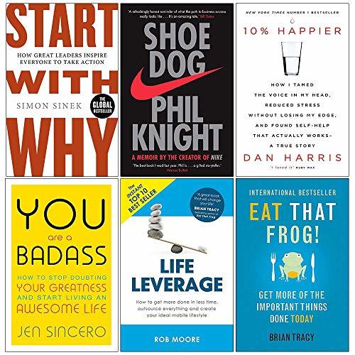 Start With Why / Shoe Dog / 10 Happier / You Are a Badass / Life