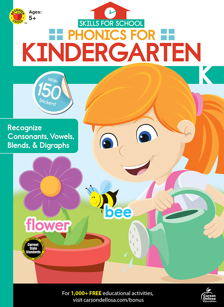 Skills for School Phonics for Kindergarten Workbook―Activity Book for