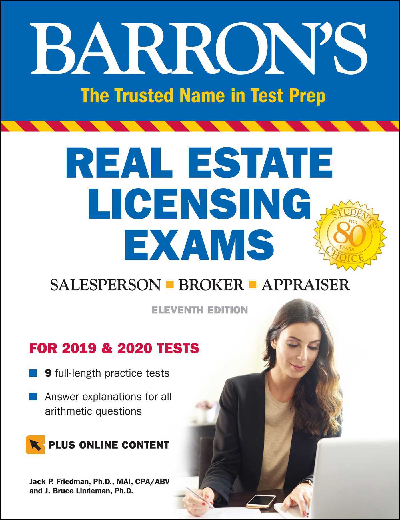 Real Estate Licensing Exams (Barron's Test Prep) by Jack P. Friedman