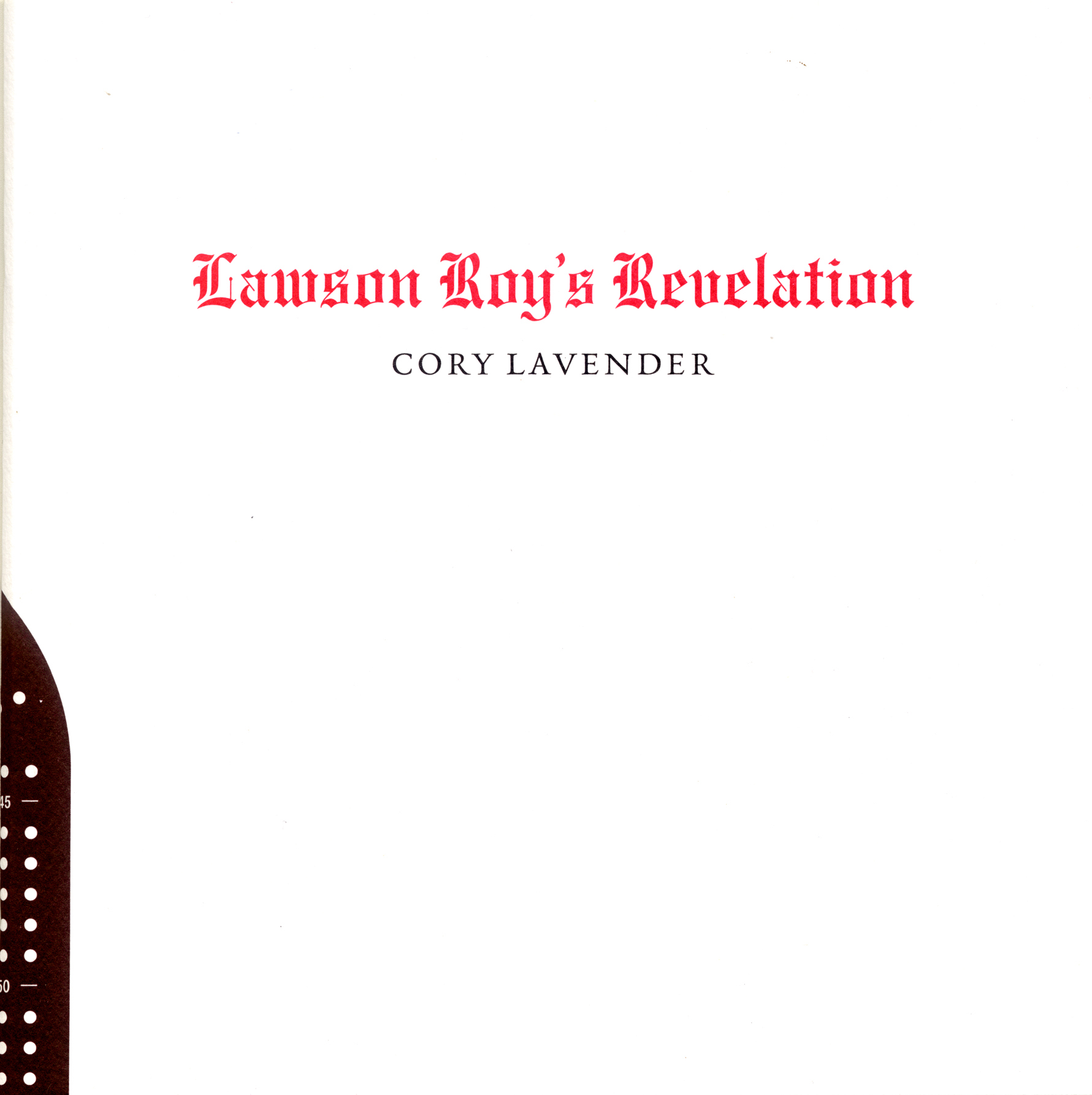 Lawson Roy’s Revelation book cover