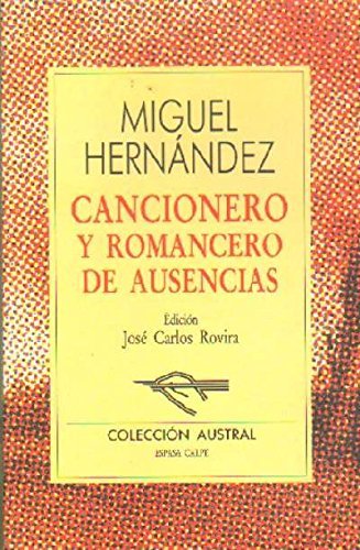 Cancionero y romancero de ausencias