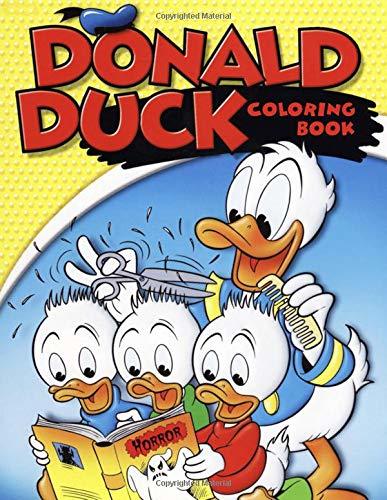 Donald Duck Coloring Book: This amazing coloring book will make your ...
