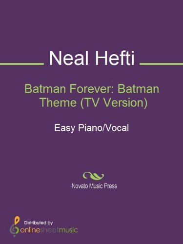 Batman Forever: Batman Theme (TV Version) Sheet Music by Neal Hefti ...