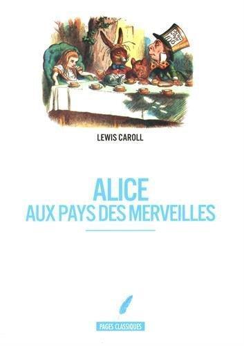 Alice Au Pays Des Merveilles book cover