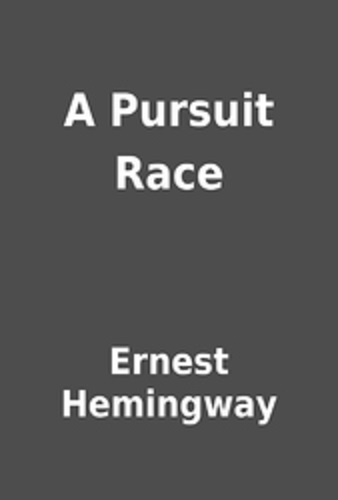 A Pursuit Race book cover