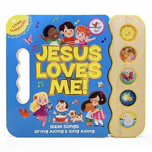 Jesus Loves Me 5-Button Songbook - Perfect Gift for Easter Baskets, Christmas, Birthdays, Baptisms, and More book cover