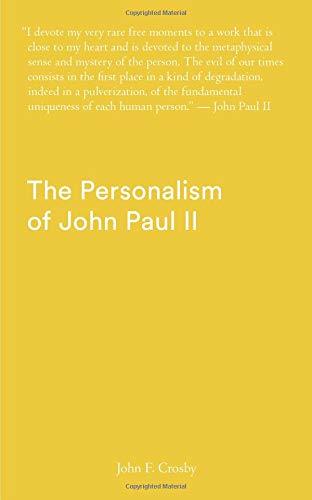 The Personalism of John Paul II