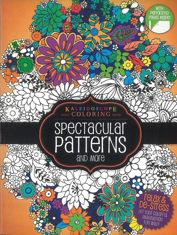 Coloring BookSpectacular Patterns And More Kaleidoscope Coloring by