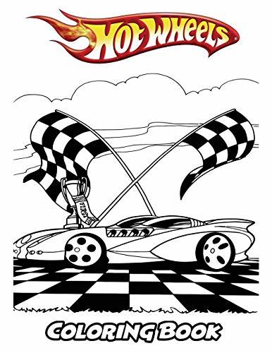 Hot Wheels Coloring Book: Coloring Book for Kids and Adults, Activity