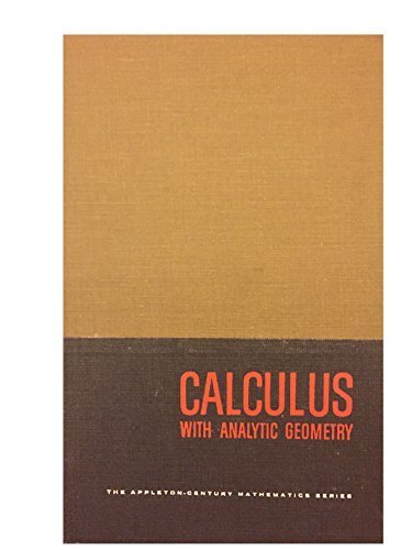 Calculus with Analytic Geometry　解析幾何学 Calculus: With Analytic Geometry: Holder, Leonard Irvin