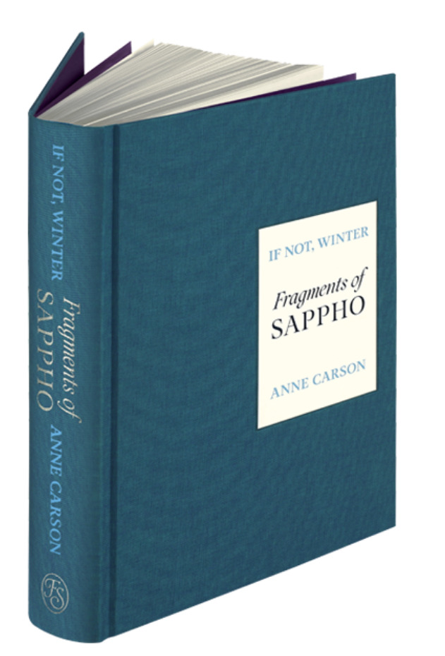 If Not, Winter: Fragments of Sappho