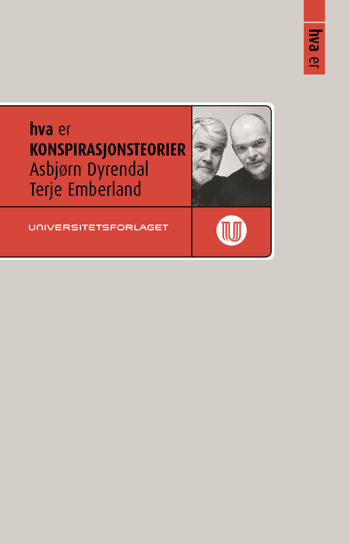 Hva er konspirasjonsteorier book cover