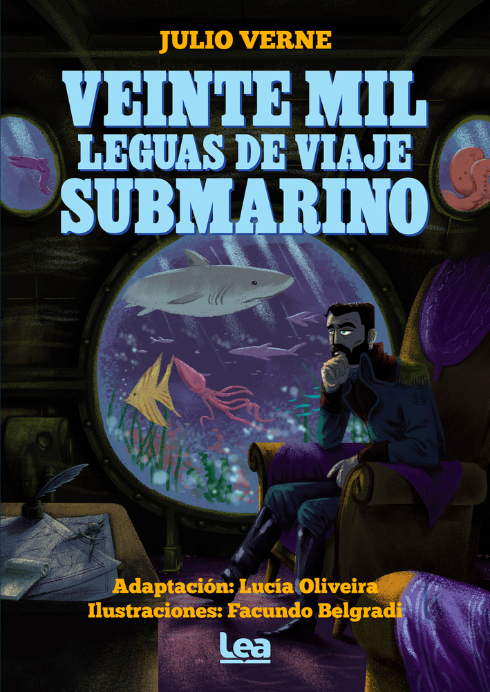 Veinte mil leguas de viaje submarino (La brújula y la veleta) book cover
