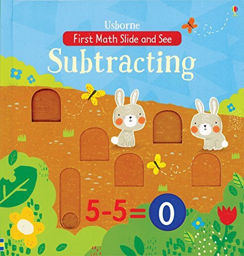 First Math Slide and See Subtracting book cover
