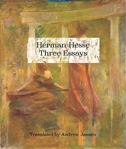 Herman Hesse Three Essays book cover