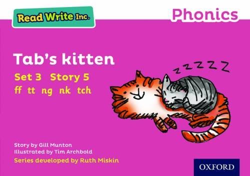 Read Write Inc. Phonics: Pink Set 3 Storybook 5 Tab's Kitten by Gill ...