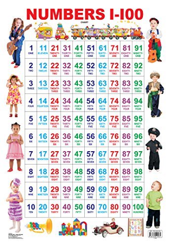 Numbers 1-100 book cover