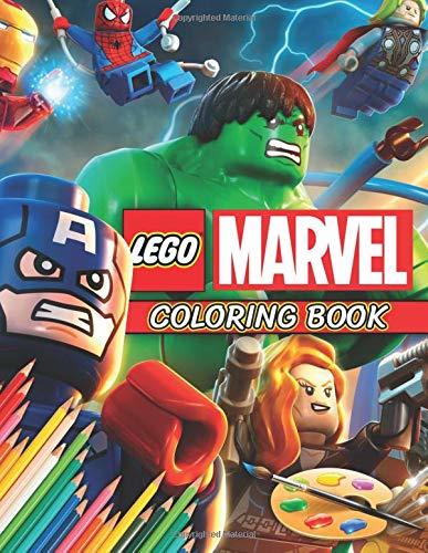 LEGO MARVEL Coloring Book: 23 Exclusive Illustrations by Activity Child ...