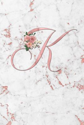 K: Letter K Dotted Matrix Notebook and 