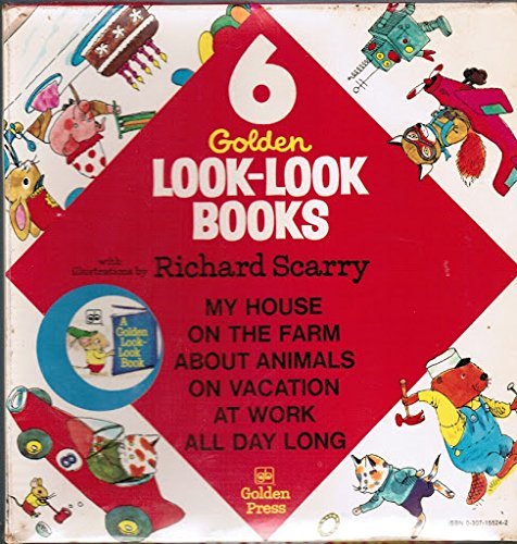 Six Golden Look-Look Books book cover