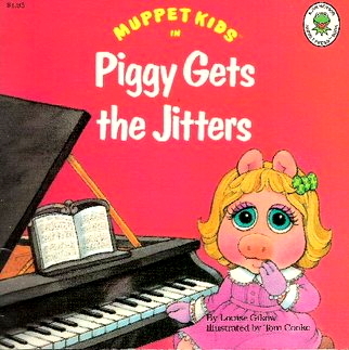 Muppet Kids in Piggy Gets the Jitters book cover