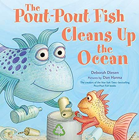 The Pout-Pout Fish Cleans Up the Ocean book cover