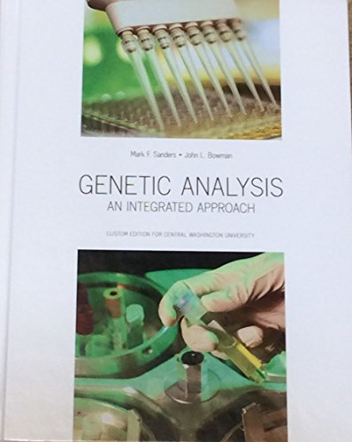 GENETIC ANALYSIS AN INTEGRATED APPROACH BY SANDERS AND BOWMAN THIRD EDITION visual data 2