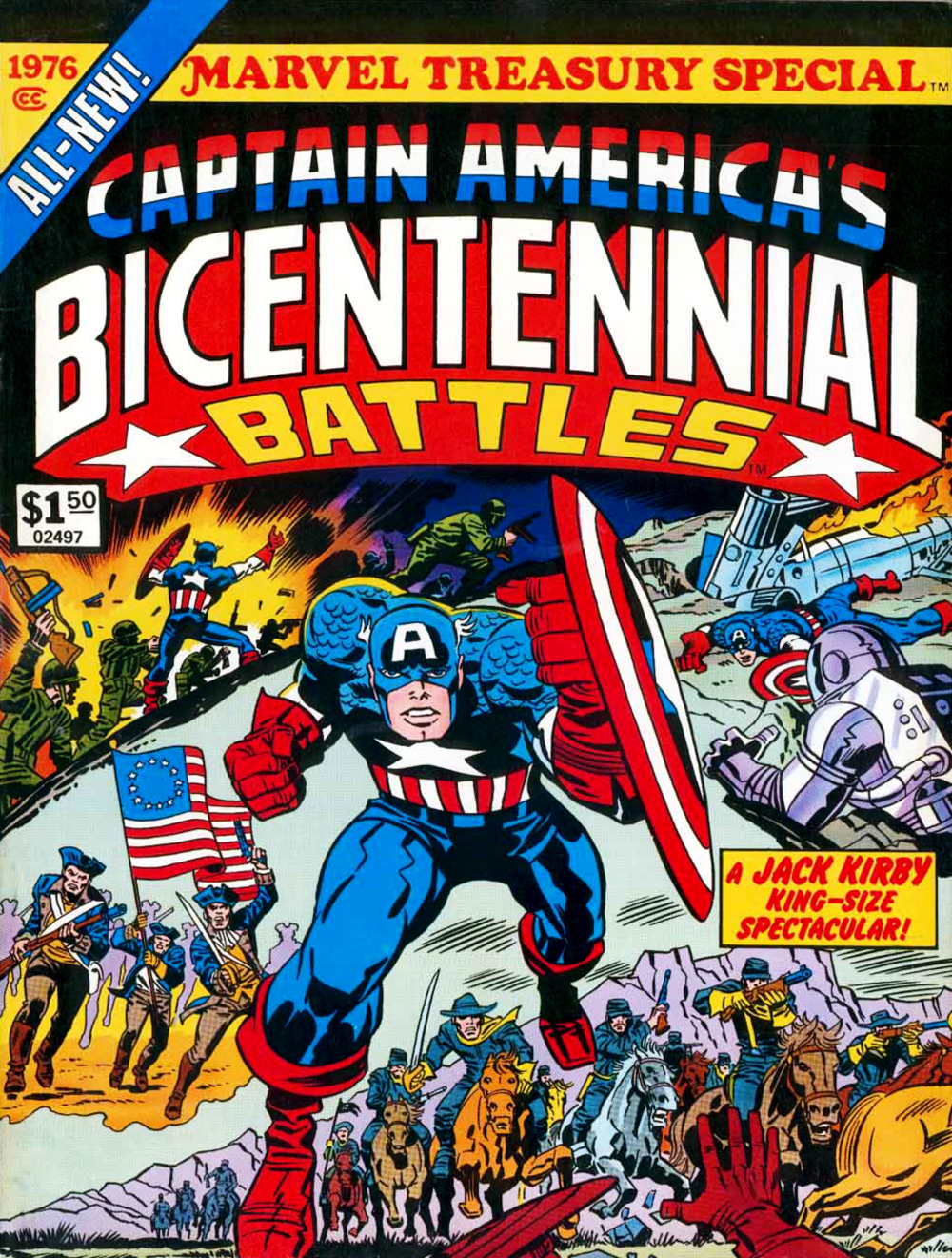 Captain America's Bicentennial Battles book cover