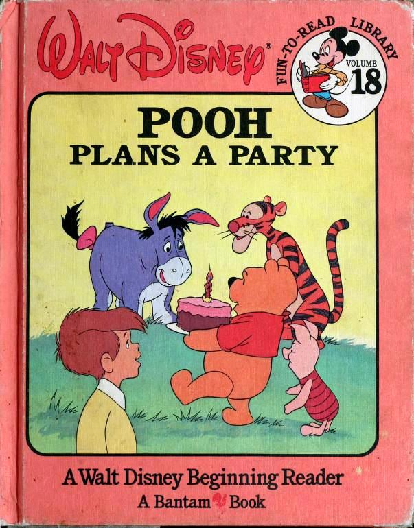 Pooh Plans A Party book cover