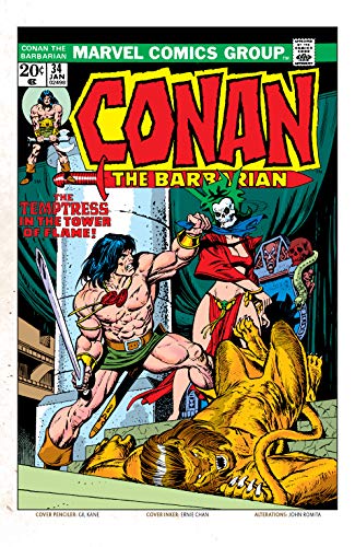 Conan The Barbarian #34 book cover