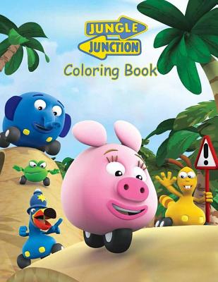 Jungle Junction Coloring Book: Coloring Book for Kids and Adults, High ...