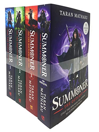 Taran Matharu The Summoner 4 Books Collection Set book cover