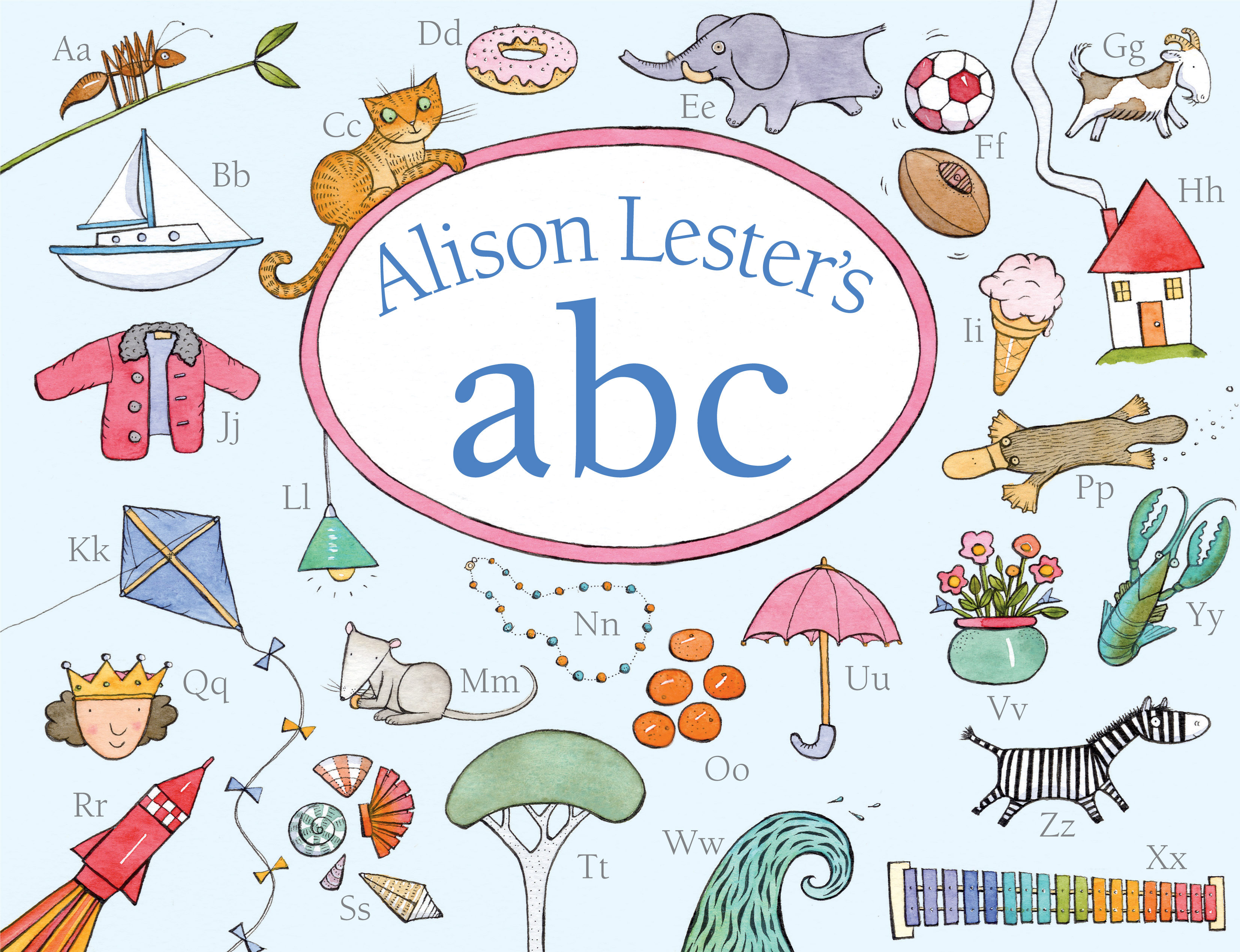 Alison Lester's ABC book cover
