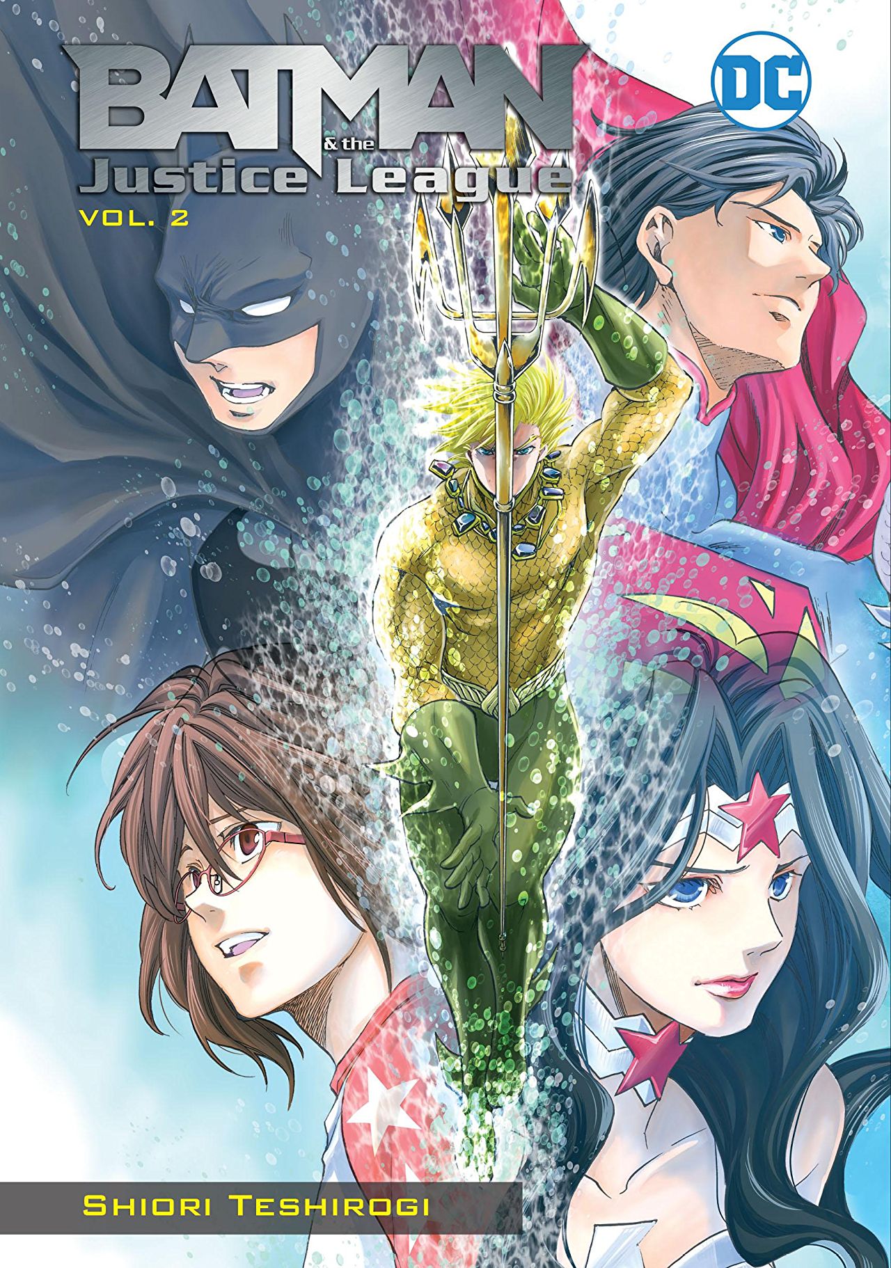 Batman and the Justice League Manga book cover 2