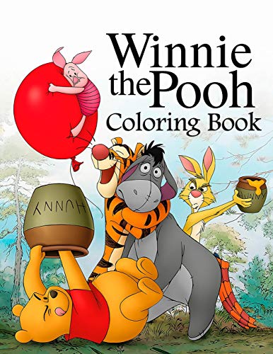 Winnie the Pooh Coloring Book: Coloring Book for Kids and Adults by ...