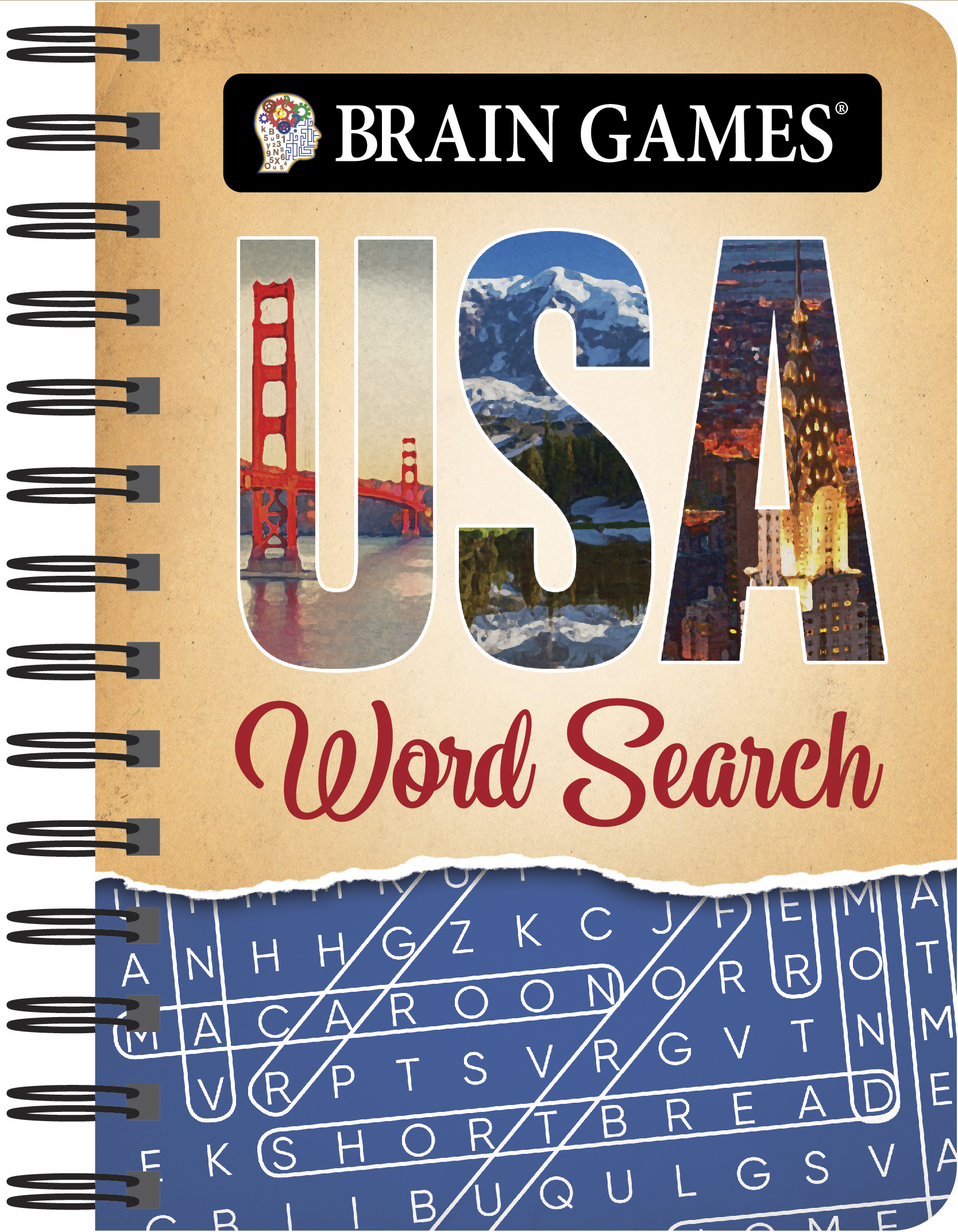 Brain Games Mini - USA Word Search book cover