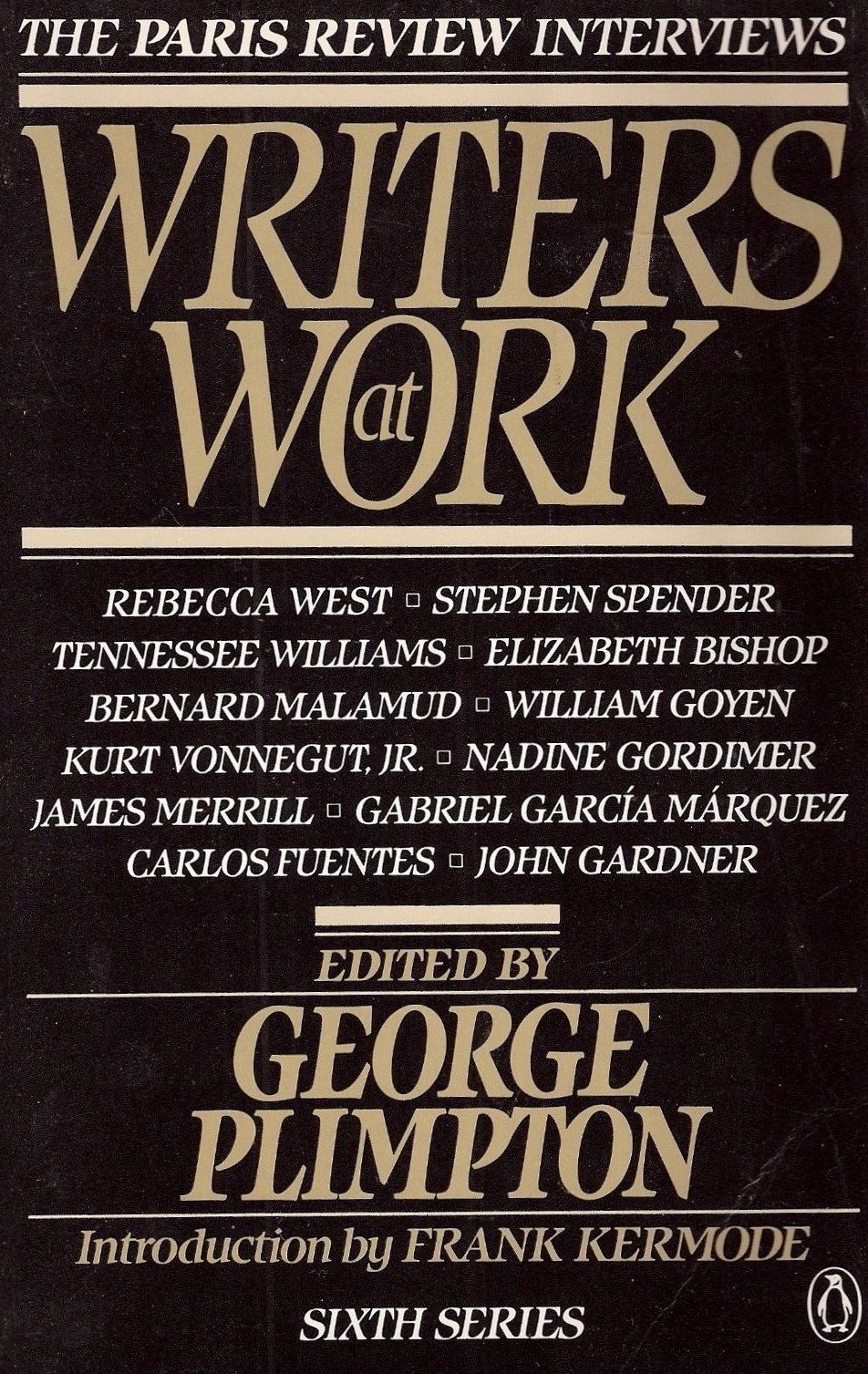 Writers at Work book cover